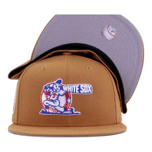 New Era Chicago White Sox 59FIFTY Fitted Hat Comiskey Park 75 Years Patch